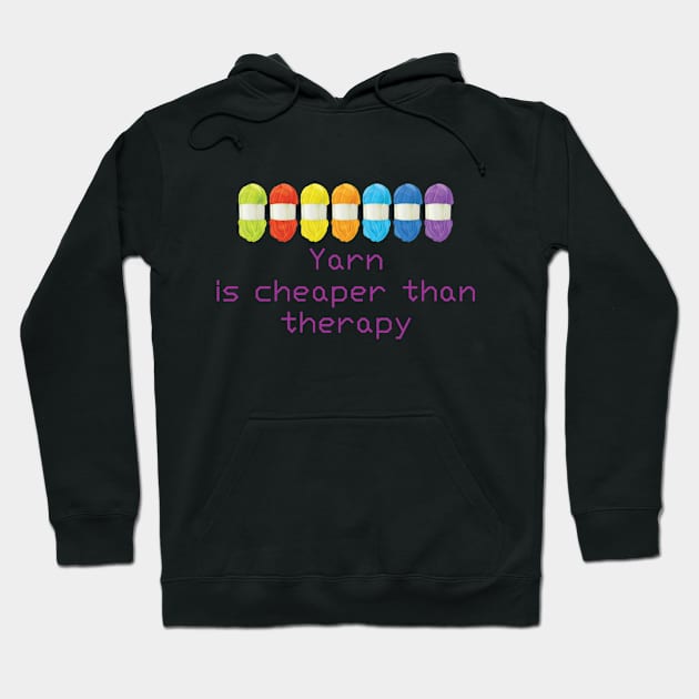 Yarn is cheaper than therapy T shirt Tank Hoodie Hoodie by DunieVu95